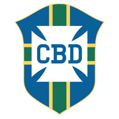 CBD 글자와 초록·노랑 십자가 든 1958-1962년 브라질 대표팀 문장