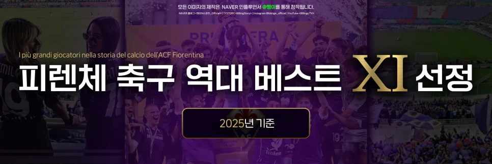 ACF 피오렌티나 역대 베스트 11 표제
