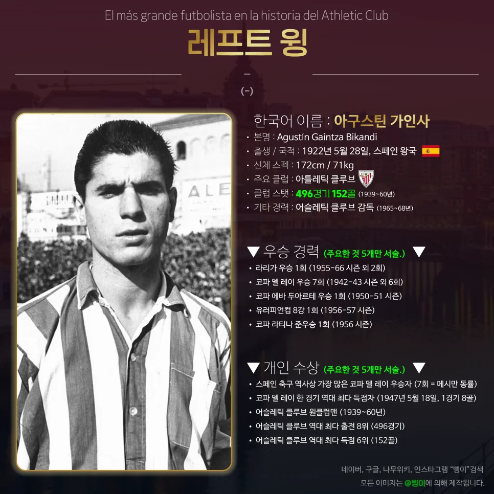 아구스틴 가인사 레프트 윙 상세 정보 디자인