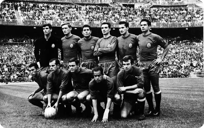 1964년 UEFA 유러피언 풋볼 챔피언십 우승 당시 스페인 대표팀