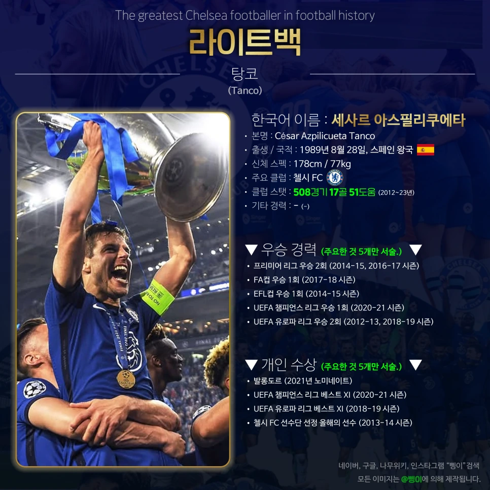 세사르 아스필리쿠에타 라이트백 상세 정보 디자인
