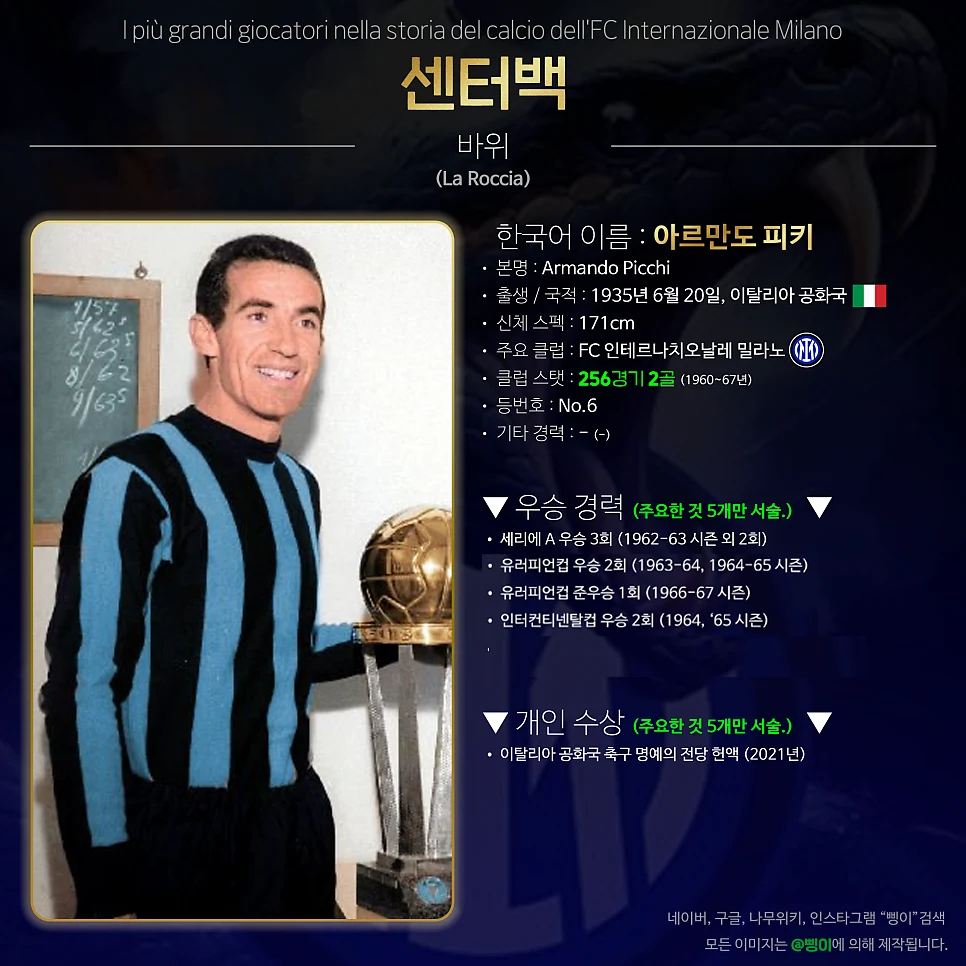 아르만도 피키 센터백 상세 정보 디자인